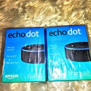 Amazon echo dot 2nd generation set of 2